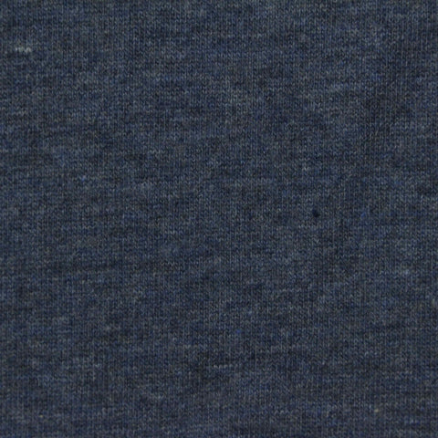 Dark Blue Marl Jersey Knit, Poly-Cotton, 138 gsm, ref EF-243953