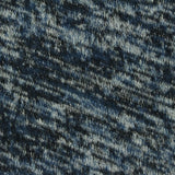 Heathered Blue Marl Chunky Knit, Viscose-Poly
