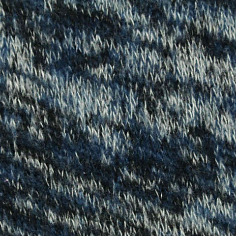 Heathered Blue Marl Chunky Knit, Viscose-Poly