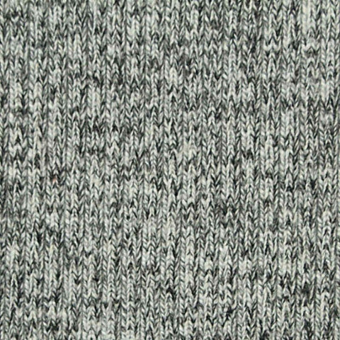Grey Heathered-Marl Rib Knit, Poly-Cotton, 560 gsm