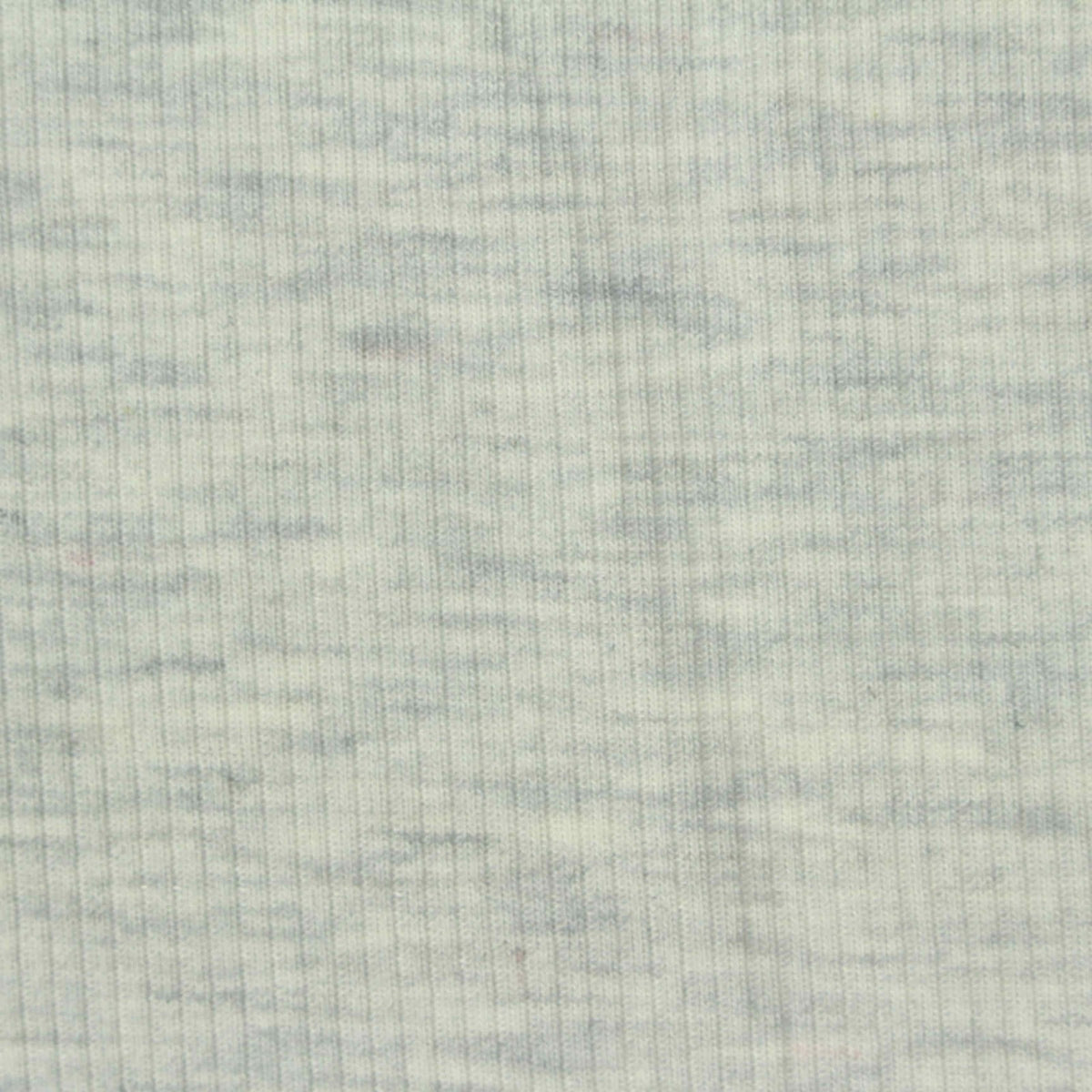Light Grey Marl Rib Knit, Polyester, 220 gsm