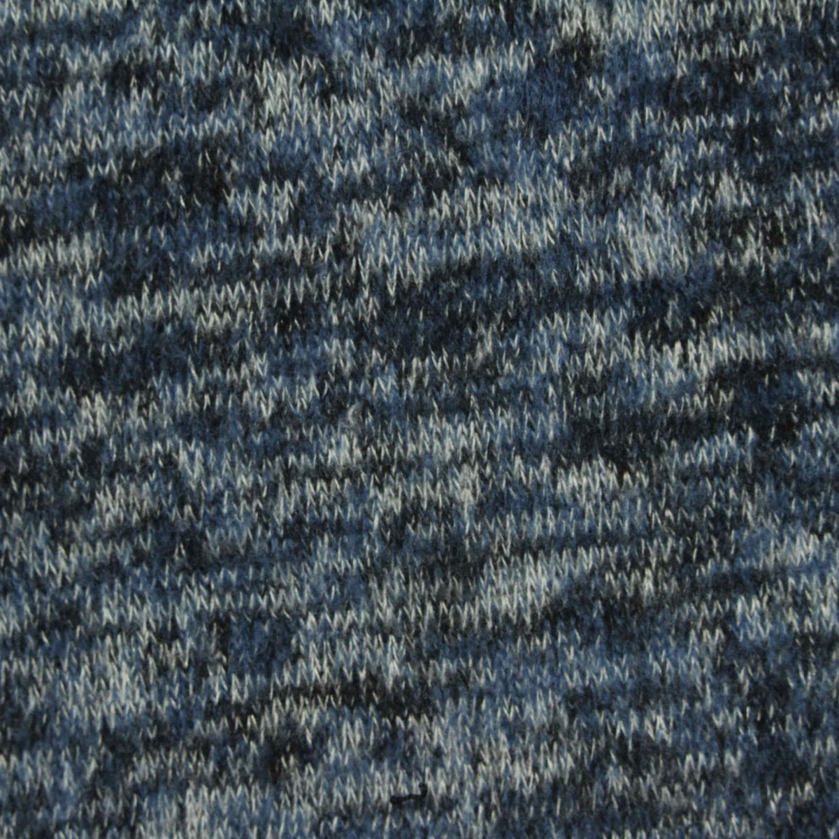 Blue Marl Jersey Knit, Viscose-Poly, 250 gsm
