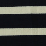 Navy Horizontal-Stripe Knit, Cotton