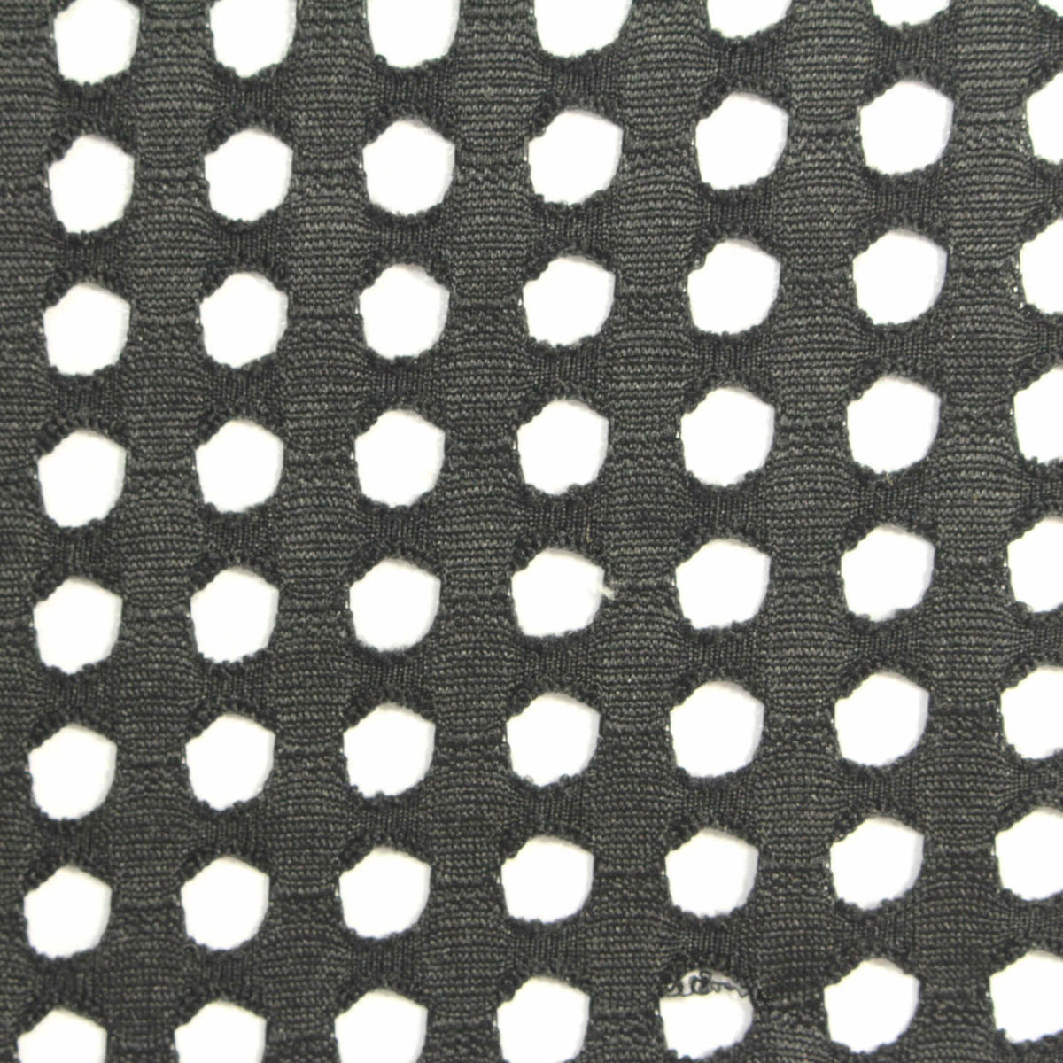 100% Polyester Knit Fabric, 140 gsm, 165 cm — Black