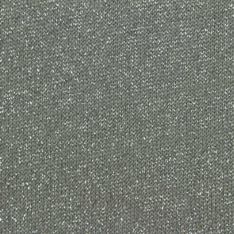 Grey Flecks Chunky Knit, Poly-Cotton