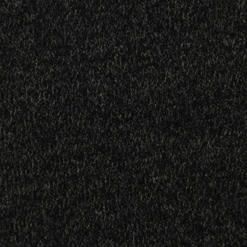Dark Grey Marl Rib Knit, 340 gsm