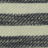 Navy Stripes Chunky Knit, Cotton-Poly