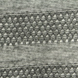 Grey Horizontal-Band Chunky Knit, Polyester