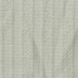 Cream Vertical-Stripe Pointelle Knit, Viscose-Poly
