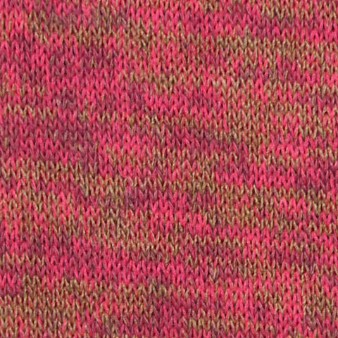 Pink Marl Chunky Knit, Poly-Cotton, 235 gsm