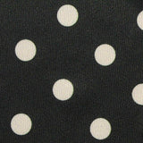 Cream Dots Jersey Knit, Polyester — texture