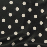 Cream Dots Jersey Knit, Polyester