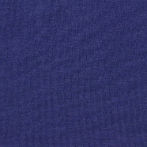 Polyester Cotton Jersey Knit Fabric, 145 gsm, 190 cm — Navy