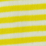 Yellow Horizontal-Stripe Interlock Knit, Polyester — texture