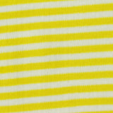 Yellow Horizontal-Stripe Interlock Knit, Polyester