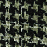 Black Houndstooth Velvet, Polyester — texture