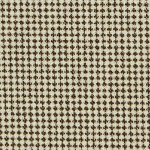 Brown Micro-Check Interlock Knit, Polyester