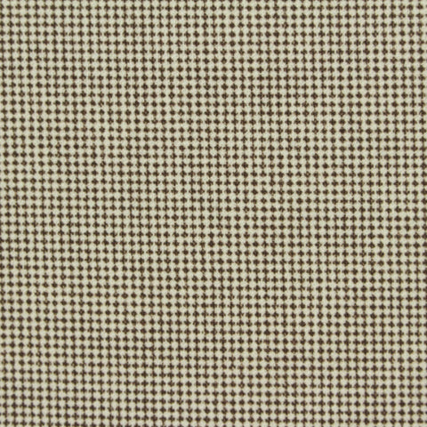 Brown Micro-Check Interlock Knit, Polyester