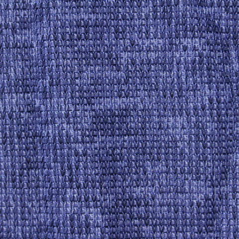 Blue Marl Rib Knit, Polyester, 210 gsm