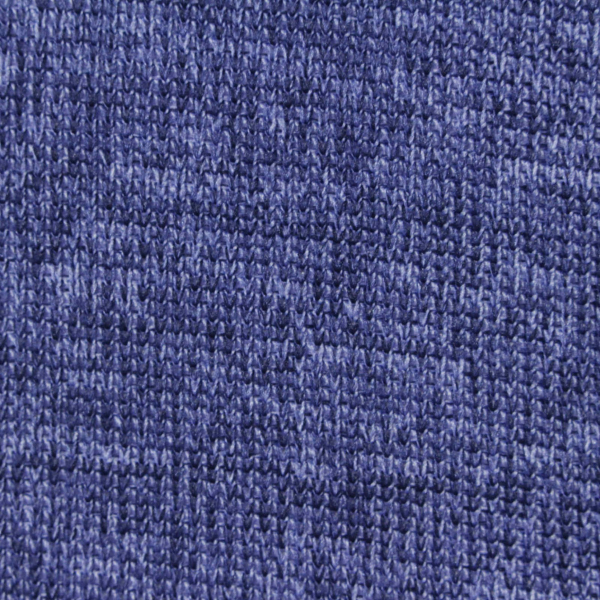 Blue Marl Rib Knit, Polyester, 230 gsm, 155 cm