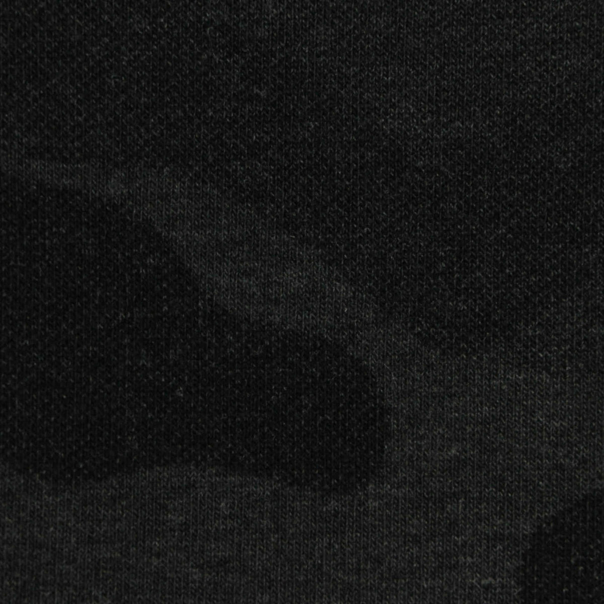 Brushed 100% Polyester French Terry Fabric, 290 gsm, 180 cm — Black