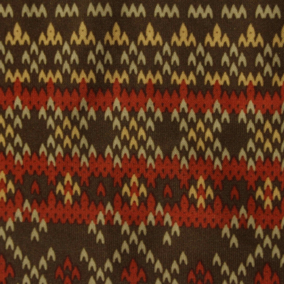 Red Chevron Knit, Polyester