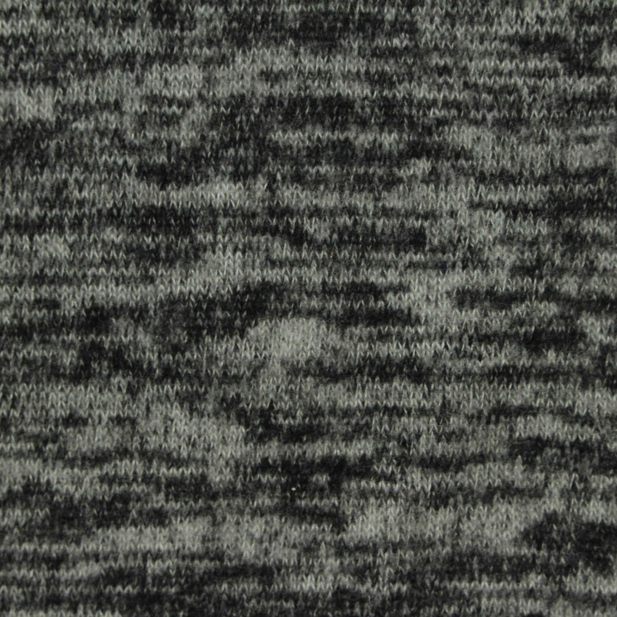 Black Marl Chunky Knit, Viscose-Poly, 210 gsm