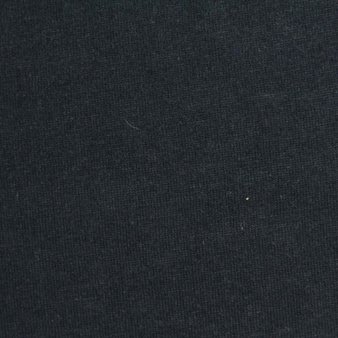 Polyester Cotton Jersey Knit Fabric, 135 gsm, 160 cm — Black