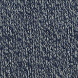 Blue Heathered-Marl Chunky Knit, Poly-Cotton — texture