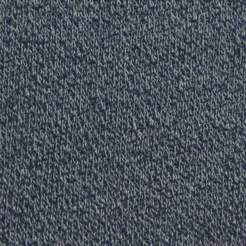 Blue Heathered-Marl Chunky Knit, Poly-Cotton