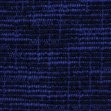 Dark Blue Horizontal-Band Chunky Knit, Poly-Cotton