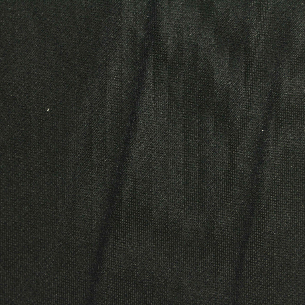 Polyester Stretch French Terry Fabric, 220 gsm, 145 cm — Black