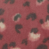 Maroon Leopard Knit, Polyester — texture
