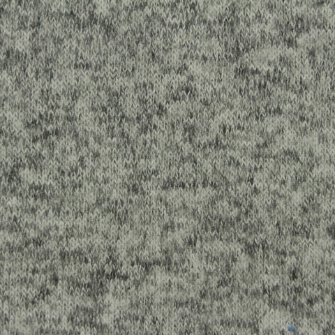 Grey Marl Chunky Knit, Viscose-Poly, 200 gsm, 170 cm