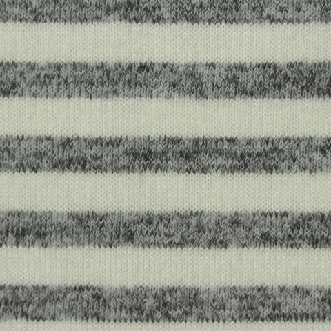 White Stripes Jersey Knit, Cotton