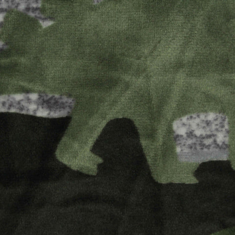 Green Camo Knit, Polyester, 260 gsm