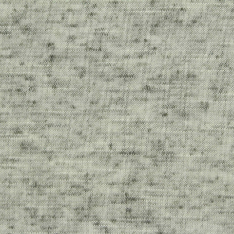 Light Grey Marl Jersey Knit, Polyester, 170 gsm, 168 cm