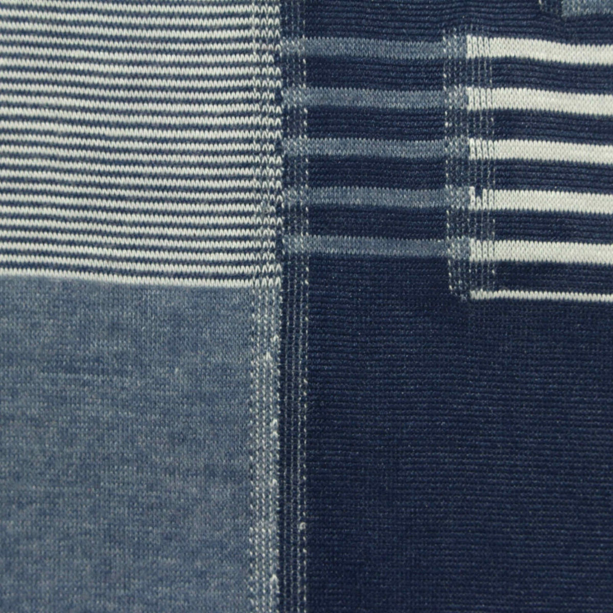 White Plaid Jacquard, Poly-Viscose