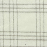 Light Grey Plaid Chunky Knit, Viscose-Poly
