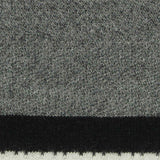 Black Horizontal-Stripe Jersey Knit, Poly-Viscose — texture