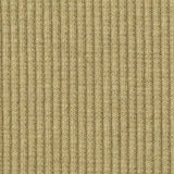 Cotton Polyester Stretch Rib Knit Fabric, 350 gsm, 115 cm — Khaki — texture