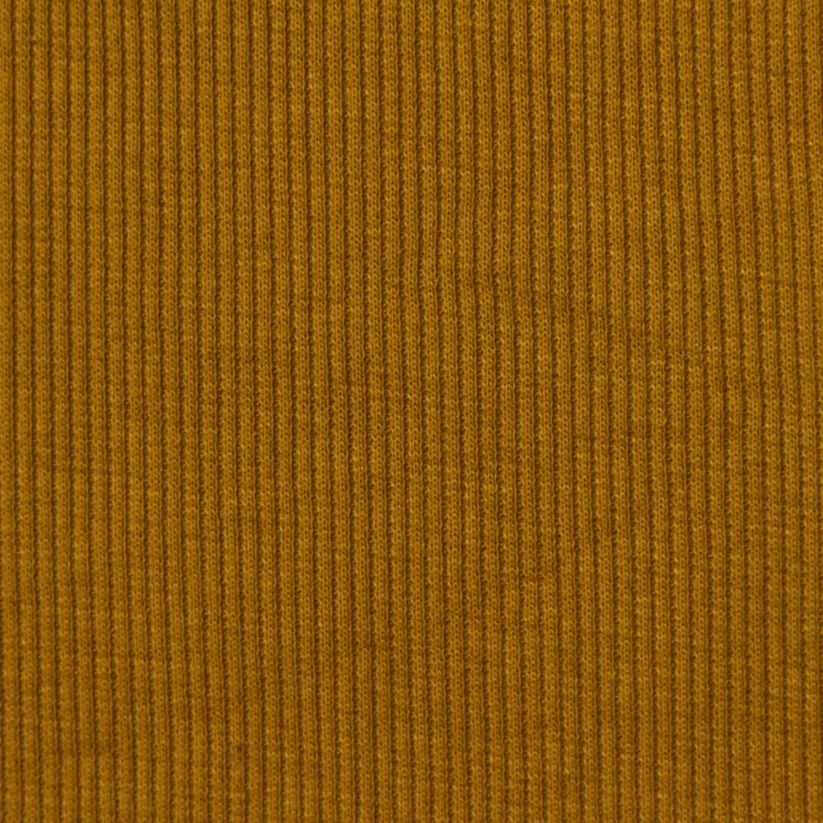Cotton Polyester Stretch Rib Knit Fabric, 270 gsm, 115 cm — Khaki