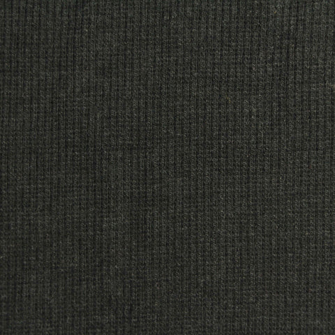 Polyester Cotton Stretch Rib Knit Fabric, 278 gsm, 120 cm — Green