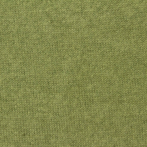 Brushed Viscose Polyester Stretch Chunky Knit Fabric, 170 gsm, 160 cm — Green