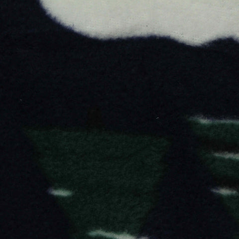 Dark Green Camo Fleece, Polyester