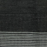 Black Horizontal-Stripe Jersey Knit, Poly-Viscose