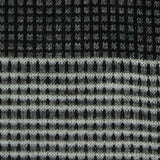 Black Horizontal-Stripe Jersey Knit, Poly-Viscose — texture