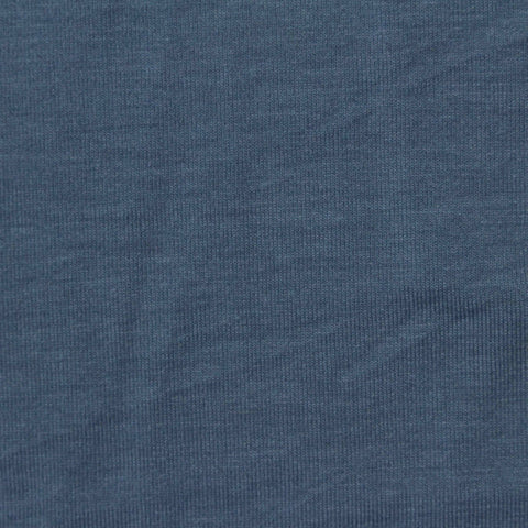 Polyester Viscose Stretch Jersey Knit Fabric, 150 gsm, 155 cm — Blue