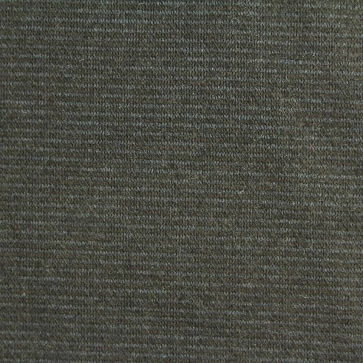 Dark Olive Marl Interlock Knit, Poly-Cotton, 280 gsm