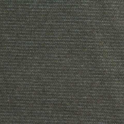 Dark Olive Marl Interlock Knit, Poly-Cotton, 280 gsm